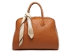 Classic Cognac: With a turn-lock closure, lots of room and chic feminine details, this irresistible  arm candy will sweeten up any outfit.