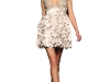 Tony Ward Cocktail Dress: A flock of wildly scattered and silky squares juxtapose sophisticated yet sexy embroidery on this unique cocktail dress from Tony Ward.