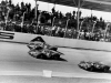 Ferrari triumphant parade after the first three seats in Daytona, 1967