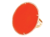 gold and diamond coral ring