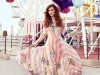 IT’S BOUQUET WITH ME: This spring, don’t be afraid to colour outside the lines in rosy stripes and flora-inspired embellishments / Dress and Shoes, Blumarine
