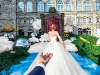 On their wedding day, Murad took a twist on their usual pose, and the resulting photo took the social media world by storm