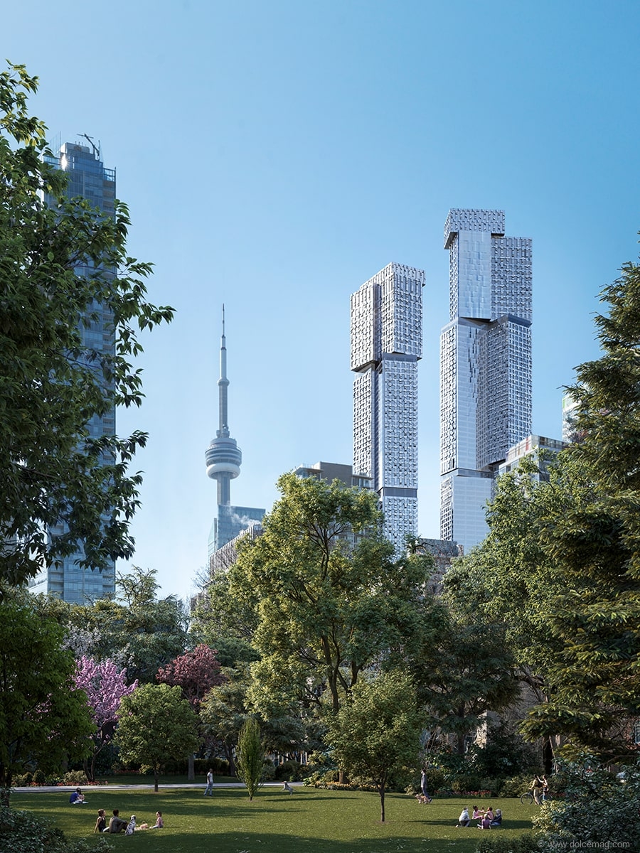 With its gleaming facade of metal and glass, Forma will reflect the lights of the city by day and by night | Renderings Courtesy Of Forma Toronto