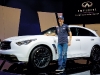 Sebastian Vettel at the unveiling of the Vettel version FX at the 2011 Frankfurt Auto Show.