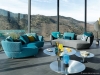 ROCHE BOBOIS DIGITAL LARGE ROUND THREE-SEAT SOFA: With its standout shape and marshmallow fabric finish, this sofa would be a stylish addition to any living room | Photo courtesy of Roche Bobois