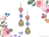 5. Sparkle in these spectacular pink, blue and green diamond drop earrings by Martin Katz | www.martinkatz.com