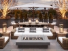 The RH café in RH Toronto is sleek, stylish and elegant, balancing the neutral tones, the fine dining experience and the courtyard feel while activating all of your senses