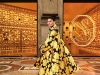 Fashion runs through Engelbert’s blood. For Swarovski’s opening installation of Wonderlab, she dazzles from head to toe in yellow, rocking a Richard Quinn coat, Giannico heels and, of course, Swarovski earrings | Photo Courtesy Of Swarovski