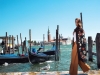 Lose yourself in the tranquil rise and fall of the tide. Sink into this season’s eye-catching, oversized outerwear | Floral embroidered cotton-blend cape DOLCE & GABBANA, embroidered silk crepe de chine shirt CHLOÉ, masculine tailored waistband trousers MAISON MARGIELA, Gold leather sandals GIUSEPPE ZANOTTI