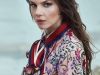 Even the gloomiest of skies make gardens stand out. Complement the season’s darker days in a dazzling floral pattern designed to draw all eyes to you / Dress, Gucci