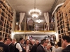 Guests enjoying the wine cellar