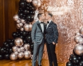 The winning couple, Justin and Randy Coles. Below: A selection of treats provided by Harry Rosen | Photos Courtesy Of Harry Rosen