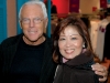 Giorgio Armani and Helen Ching-Kircher  smile for the camera.