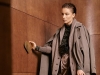 Blouse: AYBI | Coat: PAUL SMITH | Cardigan: BEGG & CO | Pants: BRUNELLO CUCINELLI | Boots: SALVATORE FERRAGAMO | Photography by Oliver Rauh