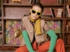 Blouse: VAN LAACK | Sunglasses: BOTTEGA VENETA | Earrings: YULYAFFAIRS | Veste: SOPHIE SCHNOOR | Stulps: COS | Leather pants: 8 BY YOOX | Shoes: MAX MARA | Photography by Oliver Rauh