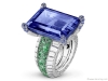 7. This dazzling piece, with its rectangular jewel offset by diamonds and emeralds, will be the focal point of any outfit | Photography by Corina van Sluytman