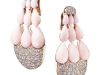1. Pastel pink pairs perfectly with diamonds in these chandelier-style dangle earrings | Photography by Corina van Sluytman