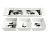 Entertaining just got a bit artsier with the I Sensi ceramic appetizer set by Piero Fornasetti, which adds creativity to the night in an unexpected place | www.palazzetti.ca