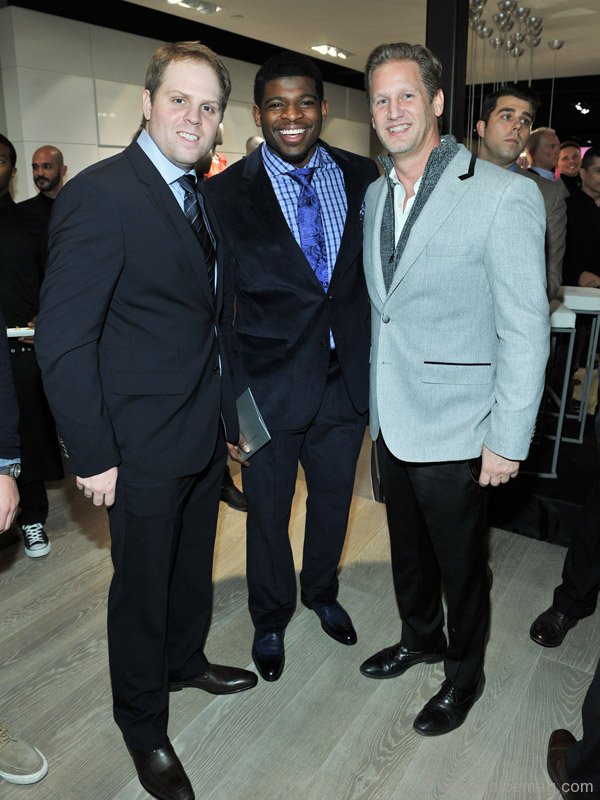 Toronto Maple Leafs’ Phil Kessel, Montreal Canadiens’ P.K. Subban and Ward Simmons, Photos By George Pimentel/WireImage