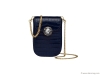 This croco-print leather mini-bag is a fabulous choice for minimalist lovers looking for a little sparkle
