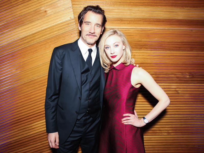 Clive Owen and Sarah Gadon
