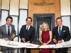 Ribbon-cutting with Jaeger-LeCoultre North America president Philippe Bonay, actor Clive Owen, actress Sarah Gadon and Jaeger-LeCoultre CEO Daniel Riedo