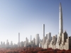 Set to open in 2019, 111 West 57th St. is one of the tallest residential buildings in the world and the third- tallest building in New York City | Rendering courtesy of JDS Development Group