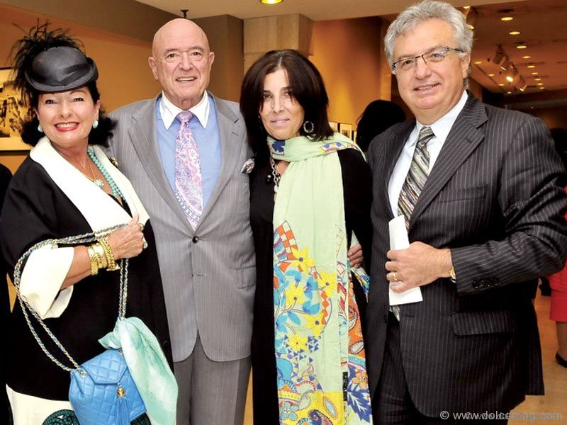 Cathy and Rudy Bratty, Anne Simone and Pal Di Iulio, president and CEO of Villa Charities Inc.