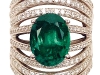 Catch everyone’s attention with this daring design boasting an emerald, diamonds and gold | Classic Collections, classiccollectionsofpalmbeach.com