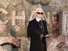 Lagerfeld photographed Bella Hadid for the cover of Vogue Arabia’s September issue — Hadid dressed in Fendi | Photo By Stefanie Keenan/WireImage