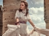 Dress, Maria Lucia Hohan; Shoes, Paul Andrew; Belt, Etro; Necklace, Etro; Bracelet, Etro