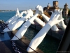 The Building Bridges sculpture, unveiled at the 58th Venice Biennale in 2019, is a symbolic representation of friendship, faith, love, hope, help and wisdom | Photo courtesy of Lorenzo Quinn Building Bridges