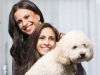 Al-Harazi and her eldest daughter, Amani, and dog, Kale.