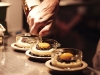 Colbost Skink, Marag and Talisker Crumb, Croft  Hen’s Yolk:  A dish inspired by the traditional Highland soup, Cullen Skink,  made with  smoked haddock  and potatoes