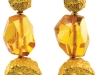 ▲ Don a pair of sparkling, honey-hued gems for a look that radiates sunlight. www.craigevansmall.com