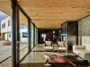 MU Architecture made a point of bringing nature inside, using all-natural, all-local materials to construct the airy and bright interior of the home