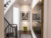 Modern art and furnishing accent the classic facade of Koifman’s home, which was orchestrated by Toronto designer Connie Braemer