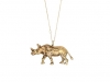 2. VALENTINO GARAVANI RHINOCEROS NECKLACE: Stand out, stand strong and be bold with the original jewelry pieces from the Valentino Garavani collection, including the golden Rhinoceros Necklace - www.valentino.com | Photo courtesy of Valentino