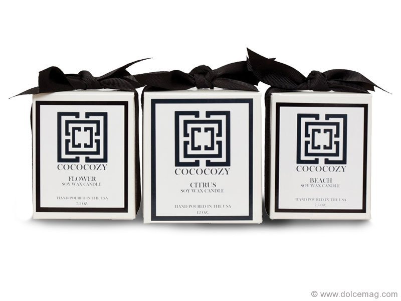 Cococozy’s collection of fragrant candles create a mood money can’t buy. www.cococozy.com