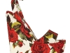 Set off that cute red number you’ve been waiting to wear all winter with these Dolce & Gabbana floral-brocade wedge sandals. The brilliant roses tell the world that you’ve left the cold behind. www.net-a-porter.com