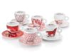 The espresso cup set from the illy Art Collection features beautifully painted pieces by six renowned artists, merging the everyday joy of sipping espresso with inspirational art. www.illy.com
