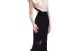BALANCING ACT: The synergy of black on white is anything but boring in this Moda Operandi gown.