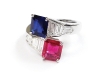 8. POP ROCKS Play with this year’s favourite colours by donning this treasure by Knar Jewellery, embedded with a juicy concoction of blue sapphire, red ruby and diamonds in a platinum setting. www.knar.com