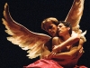 Love (Jack Rennie) embraces Armide (Peggy Kriha Dye) during the 2012 production