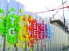 Mademoiselle Maurice Take One Give One urban art installation, oct 2012