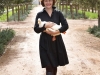 Roos takes a sunny stroll through the estate’s ancient grounds | Photos by Greg Cox