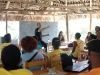 Paul Haggis speaks to film students at the Artists Institute, the free college for arts and technology funded by Artists for Peace and Justice (APJ)