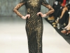 Combining black and nude lace, this floor-length gown turned heads at World MasterCard Fashion Week in Toronto. (Photo by JC Photography Co.)
