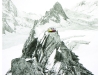 Ridgeline, a charcoal and acrylic piece in the Love at the Matterhorn collection