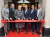 Celebrating The Randall Residences’ Ceremonial Opening and Ribbon-Cutting are (L-R) GeoFocus Construction Management’s Adam Altobelli, master architect Richard Wengle, Town of Oakville Mayor Rob Burton, Melrose Investments’ President Silvio Guglietti, Rosehaven Homes’ President Marco Guglietti and Riccardo Guglietti